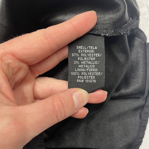 Nicole Miller Shirt Womens Small 4 Sleeveless Tank Top Sheer Geometric Ladies - Picture 6 of 7